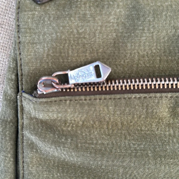 Kipling moss green with colbalt blue lining crossbody bag - Picture 10 of 16